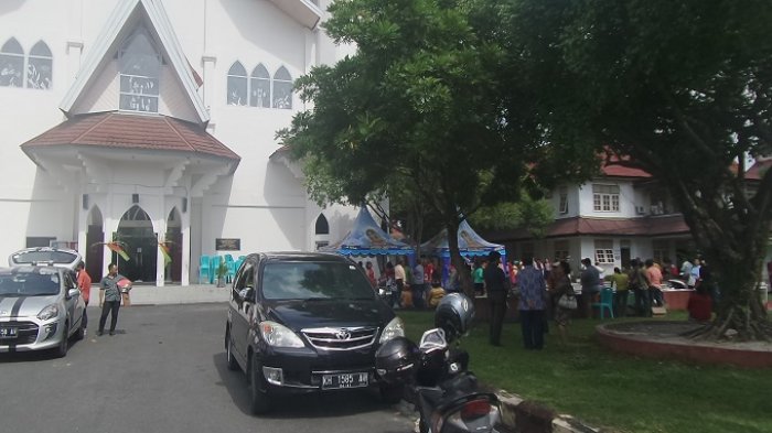 Kapolda Kalteng Sosialisasi Tentang Kebersamaan di Gereja Katedral Palangkaraya
