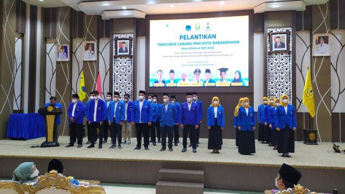 Pengcab PMII Banjarmasin 2021-2022 Resmi Dilantik, Diminta Lebih Aktif Kritik Pemerintah