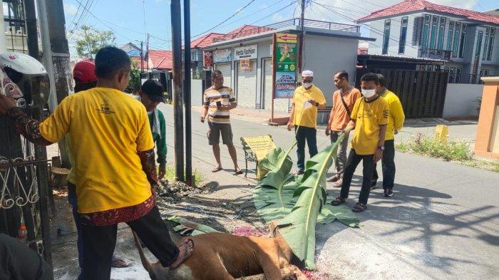 Golkar Banjarmasin Sebar Hewan Kurban Idul Adha 2022 hingga Tingkat RT, H Yuni : Agenda Rutin