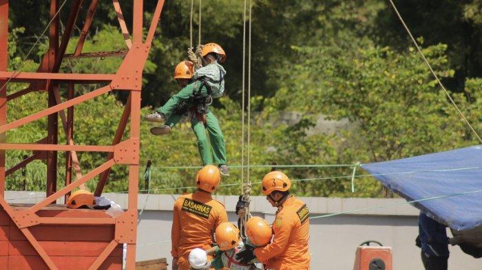 Saat Ratusan Murid TK dan PAUD Bertandang ke Markas Basarnas Banjarmasin, Begini Aksi Mereka