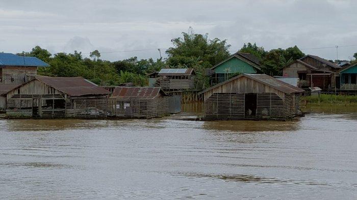 Rumah Lanting Sungai Kahayan Palangkaraya, Bantaran Sungai Akan Ditata Warga Menolak Dipindah