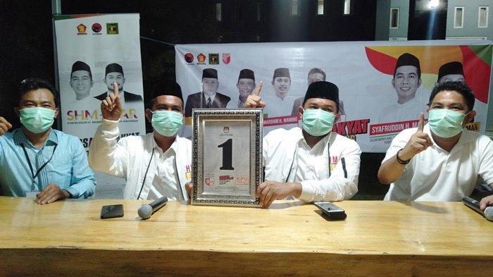 Syafruddin H Maming-HM Alpiya Rakhman Dapatkan Nomor Urut 1, Visi Misi untuk Rakyat