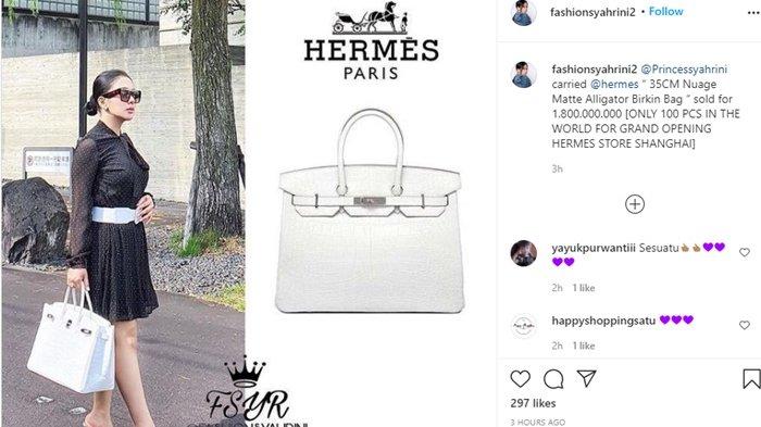 Penampakan Tas Langka Syahrini Dari Kulit Buaya, Istri Reino Barack Curi Perhatian