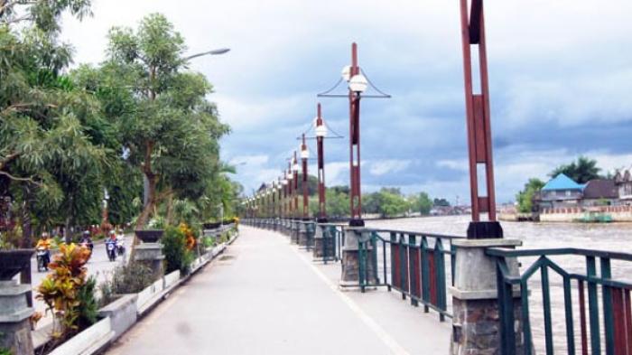 Hanya Talinya Putus, Taman Kota Banjarmasin Tidak Diganggu Saat Malam Tahun Baru