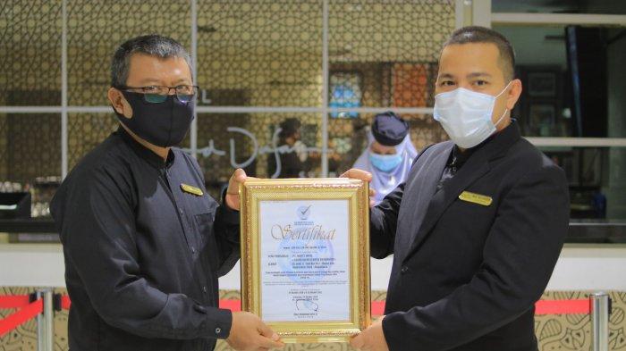 Grand Dafam Q Hotel Kantongi Sertifikat Protokol Kesehatan Covid-19