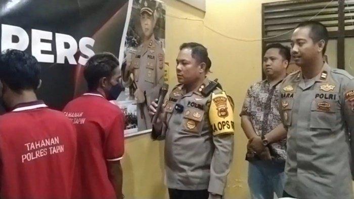 Aniaya Korban dengan Senjata Tajam, Ayah dan Anak di Tapin Ditangkap Personel Polsek Binuang