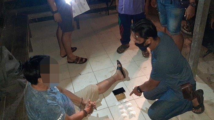 Anggota Polda Kalteng Tangkap Warga Sampit Bawa 8 Paket Sabu