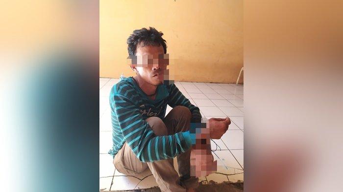 Diduga Karena Cemburu, Khairudin Warga Pengambau HST Tabas Tetangganya Abdul Gafar