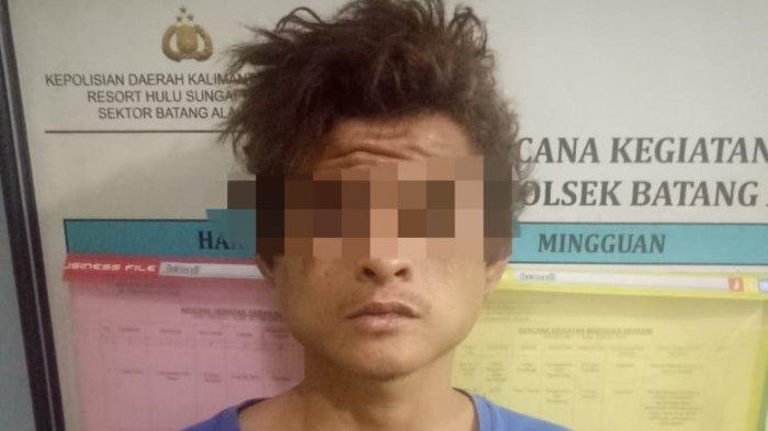 Curi Gas Melon, Warga Cintapuri Kabupaten Banjar Diarak Warga Menuju Polsek