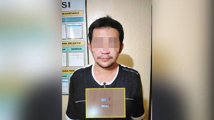 Personel Polsek Tapin Utara Amankan Tersangka Pengedar Narkoba di Lawahan Kalsel