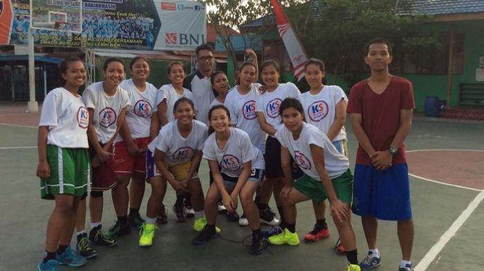 Tim Basket PON Kalsel Kalahkan Papua dengan Skor 51-49.