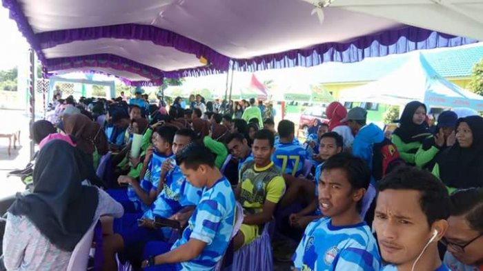 Skuat Martapura FC dan Monster Datangi SMAN 2, Ini yang Dilakukan