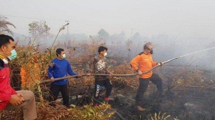 Kebakaran Lahan Mulai Terjadi di Sampit, PKS Kalteng Siapkan Relawan