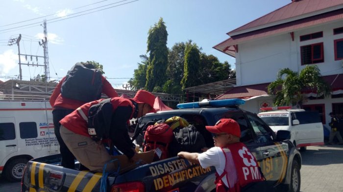 Relawan PMI Kabupaten Banjar Berikan Layanan Kesehatan Kepada Korban Gempa di Donggala