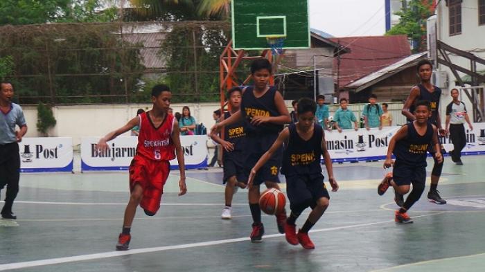 Pemain Masih Gugup di Laga Kanaan Basketball Competition