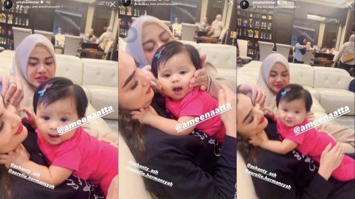 Tingkah Aurel Hermansyah Kala Bertemu Ashanty, Atta Halilintar Bereaksi Ini pada Ameena