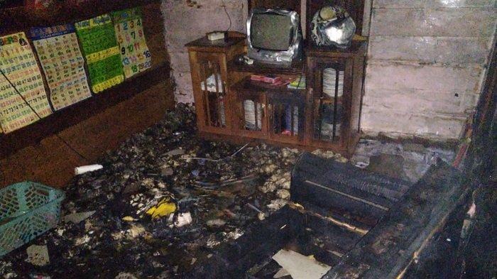 Satu Rumah Warga di Pulau Telo Kapuas Nyaris Habis Terbakar Dinihari tadi
