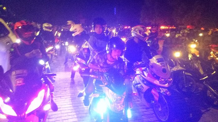 Klub Motor Ramaikan Touring City Bersama Wali Kota Banjarmasin