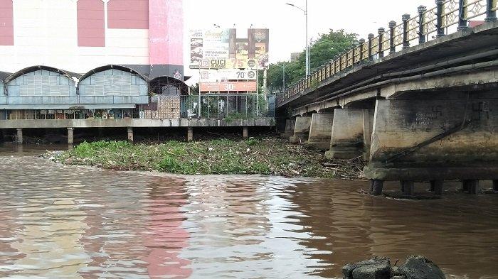 Enceng Gondok Kembali Tutupi Jembatan Antasari, Petugas Lakukan Ini