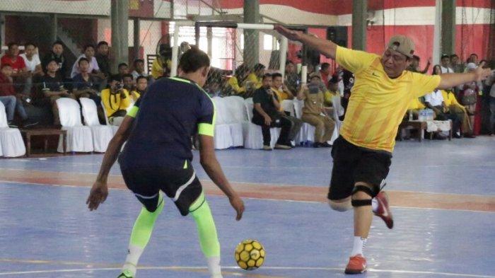 Protokol Turnamen Futsal Antar SKPD Pemprov Kalsel, Rayakan Gol Pemain Dilarang Berkumpul