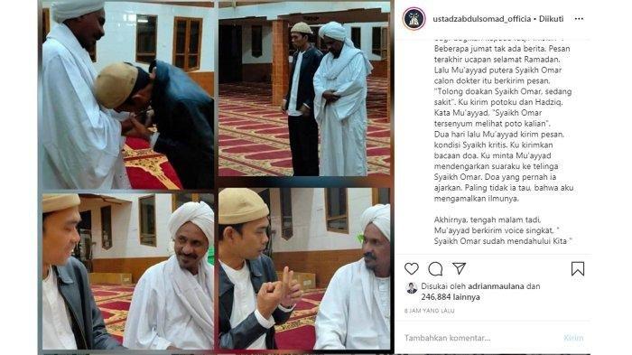 Ramadhan 1441 H Ustadz Abdul Somad Berduka Guru Meninggal Dunia, Ini Sosoknya