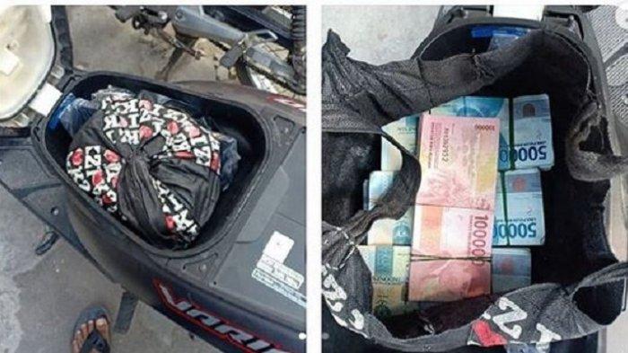 Tas Hitam Ini Bikin Ojol Deg-degan, Pas Dibuka Isinya Bundelan Uang