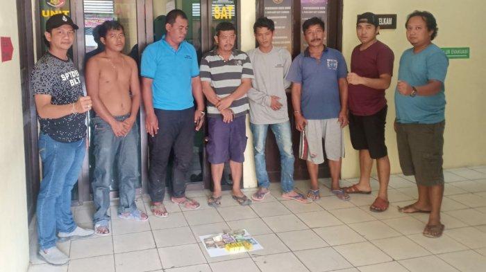 Lima Penjudi di Desa Mampari Dibekuk Unit Buser Polres Balangan