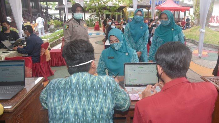 Cegah Penyebaran Covid-19, PKK Kalsel Ajak Masyarakat Tak Ragu Ikuti Vaksinasi Covid-19