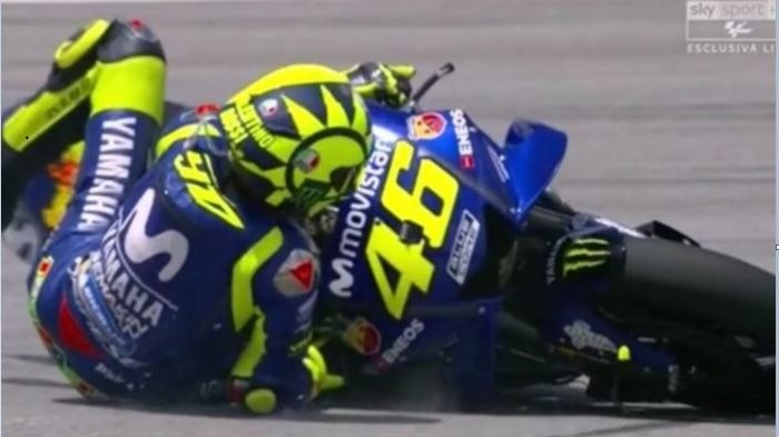 Hasil Lengkap FP3 MotoGP Valencia Spanyol 2018, Marquez Kedua, Rossi Sempat Crash