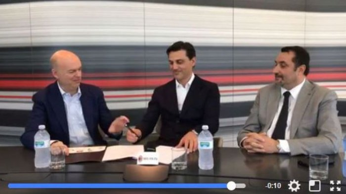 Akhirnya Montella Perpanjang Kontrak Latih AC Milan Hingga 2019