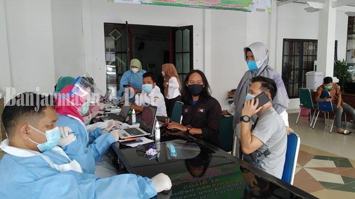 Wabah Corona Kalsel, Vaksinasi Pelayanan Publik di Batola Masih Berkisar 7 persen Lebih