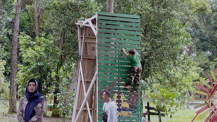 Wahana Outbond di Hutan Kantor Dishut Kalteng Murah Meriah, Hanya Segini Tarifnya