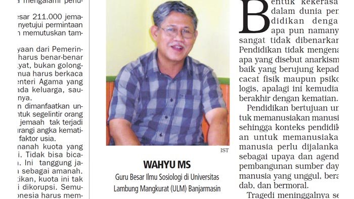 Setop Kekerasan dalam Pendidikan