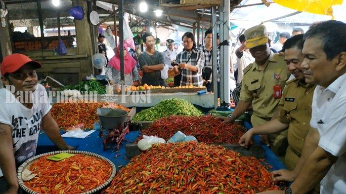 Kemendag dan Wali Kota Banjarmasin Sidak Pasar, Dapati Kenaikan Harga Bawang Putih dan Gula
