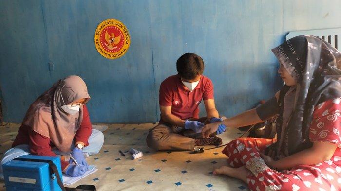 Vaksinasi Langsung ke Rumah Warga, Kerjasama BIN dan Puskesmas Amuntai Selatan