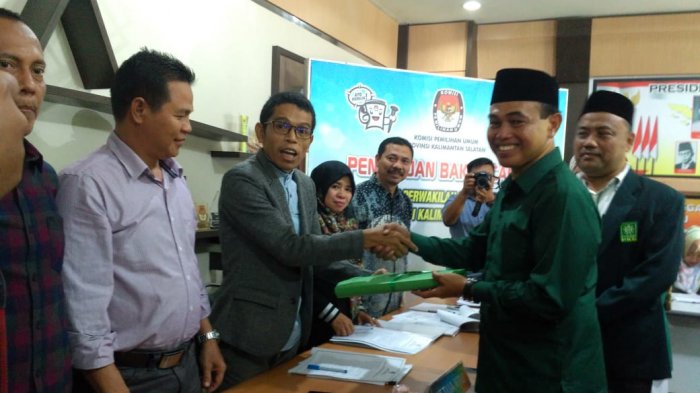 Ini Penjelasan Partai dan KPU Kalsel Soal Ada Caleg yang Masih Daftar Caleg 2019