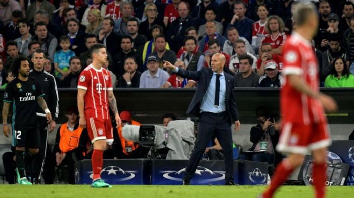 Menang di Allianz, Zidane Tetap Waspadai Bayern Munchen Kala di di Stadion Santiago Bernabeu