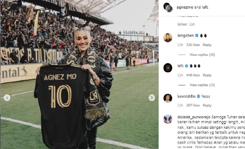 Agnez Mo Jadi Kapten Pengganti, Los Angelos FC Menang Dramatis di Major League Soccer