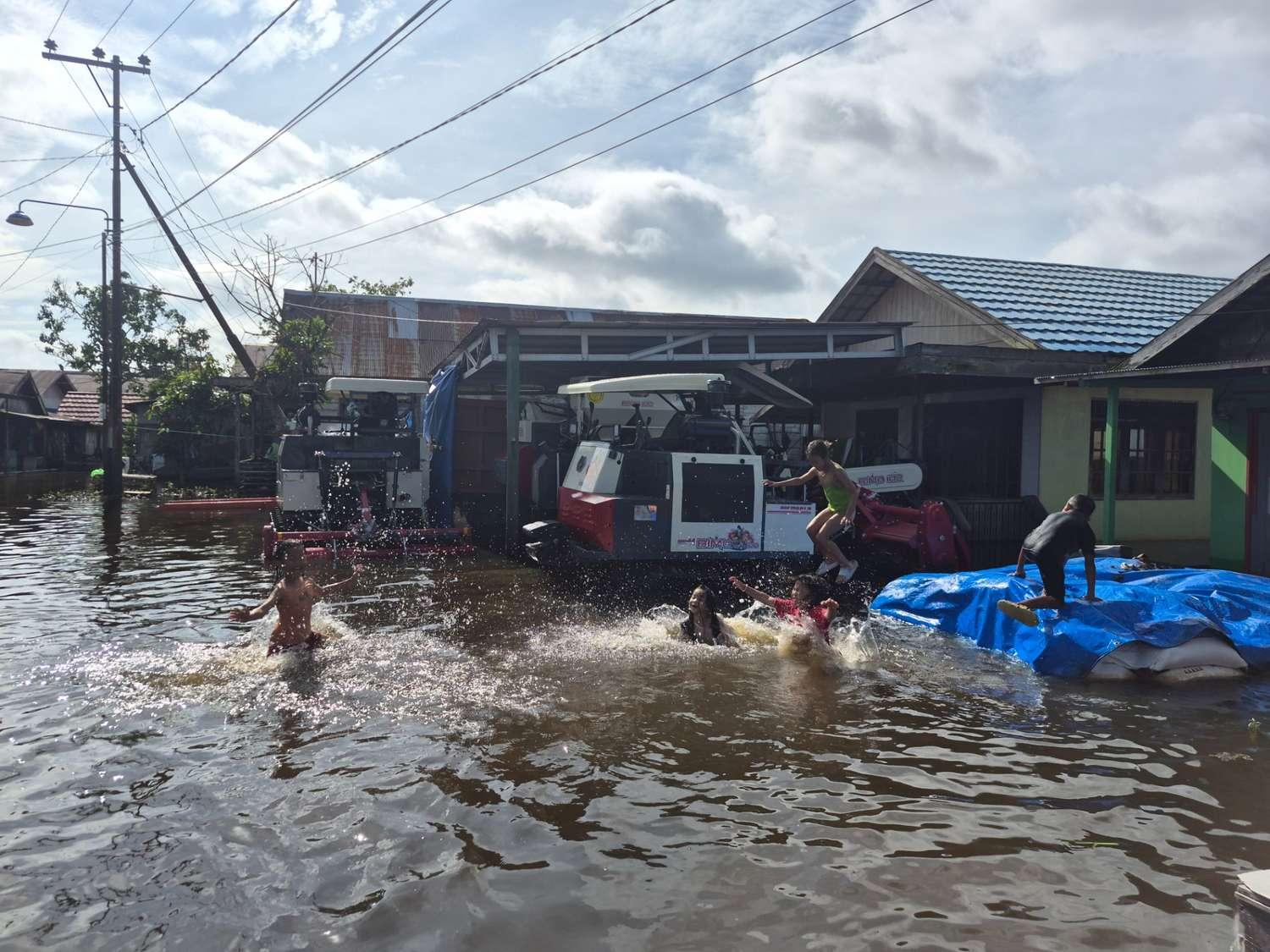 BPBD Sebut Banjir di Banjarmasin karena Kiriman Air dari Hulu
