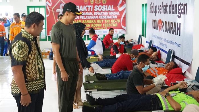 Sambut HUT ke-78 TNI, Pemberian Sembako hingga Khitanan Massal Diadakan Kodim 1022/Tanbu Kalsel
