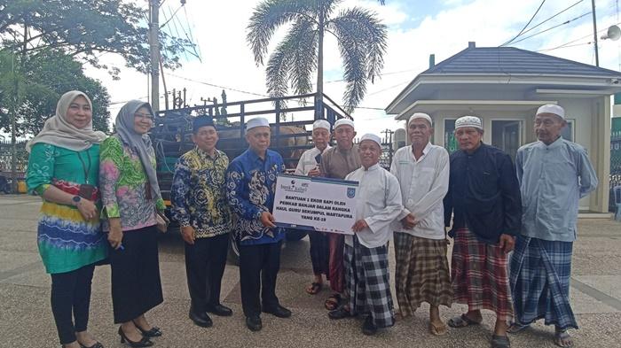 Dukung Haul ke-19 Guru Sekumpul, Bank Kalsel dan Pemkab Banjar Salurkan Bantuan Sapi