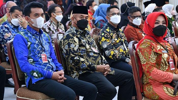 Bupati Banjar Tandatangani Prasasti Digital MPP Kabupaten Banjar Disaksikan Wapres Maruf Amin
