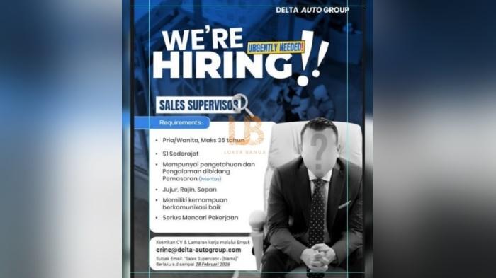 Lowongan Kerja Delta Auto Group Terbaru, Lulusan S1 Sederajat Bisa Daftar, Penempatan Kalsel