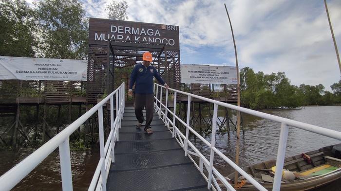 Wisata Kalsel : Tak Sekedar Destinasi Bersantai, Aksi Sosial Kerap Digelar di Mangrove Rambai Center