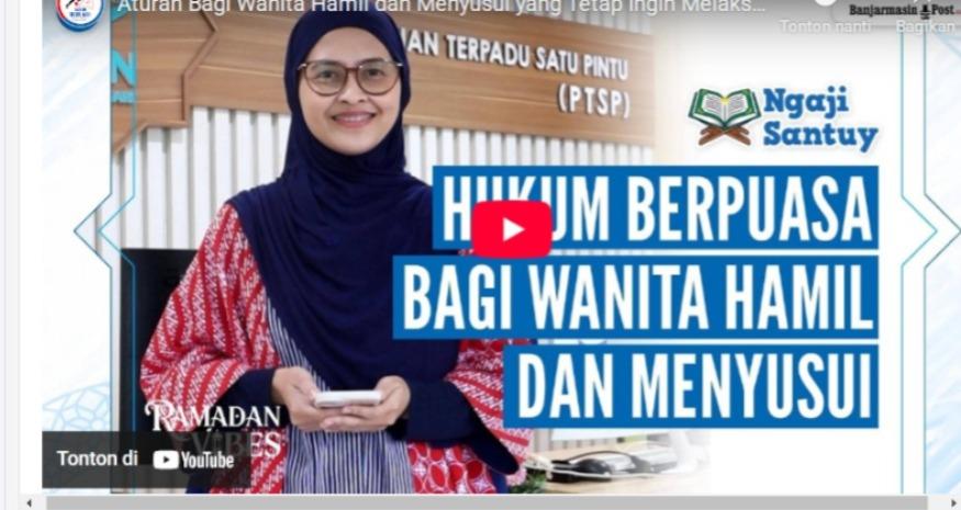 Ngaji Santuy : Puasanya Wanita Hamil dan Menyusui, Simak Jawaban Ustadzah Najla Amaly