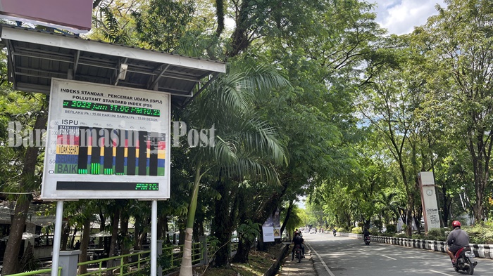 Kasus ISPA Mulai Turun, Efek Kualitas Udara di Kota Banjarmasin Mulai Membaik