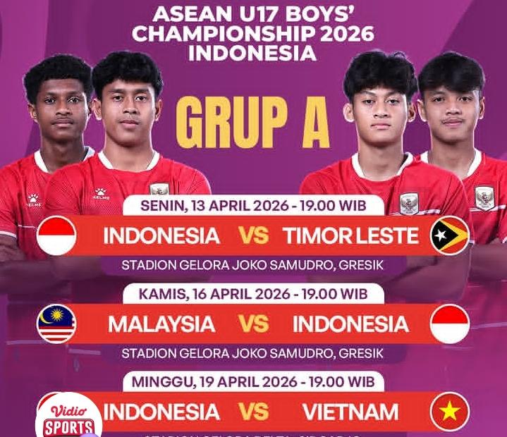 Siaran Indosiar Malam Hari! Ini Jadwal Timnas U17 Indonesia v Vietnam di ASEAN U17 Boys Championship