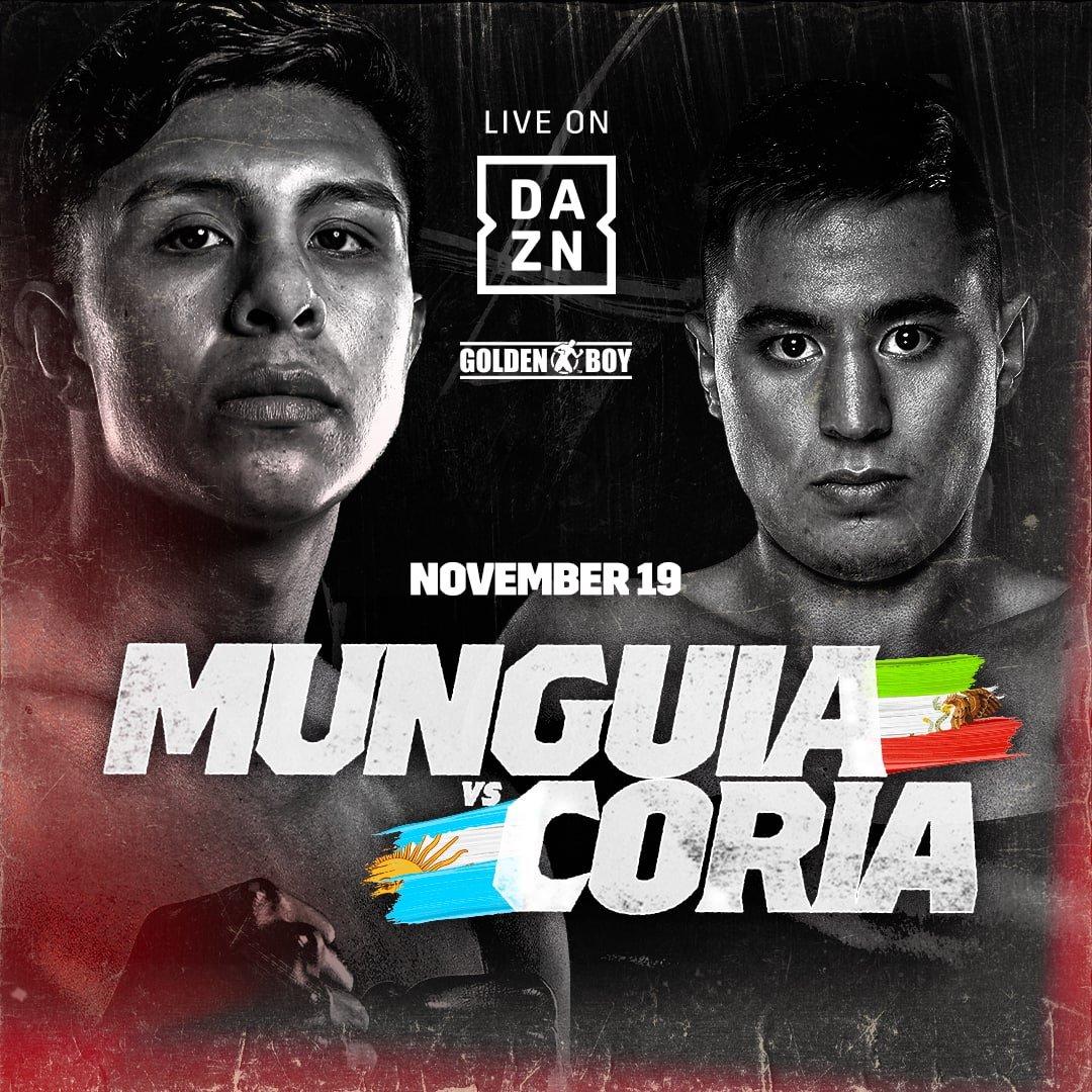 Jadwal Tayang dan Link Streaming Tinju Dunia Jaime Munguia vs Gonzalo Coria Minggu Tak Live TV One