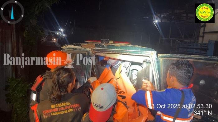 Tidak Ada Korban Jiwa Kecelakaan di Jembatan Sungai Raya Utara HSS, Distribusi PDAM Terganggu