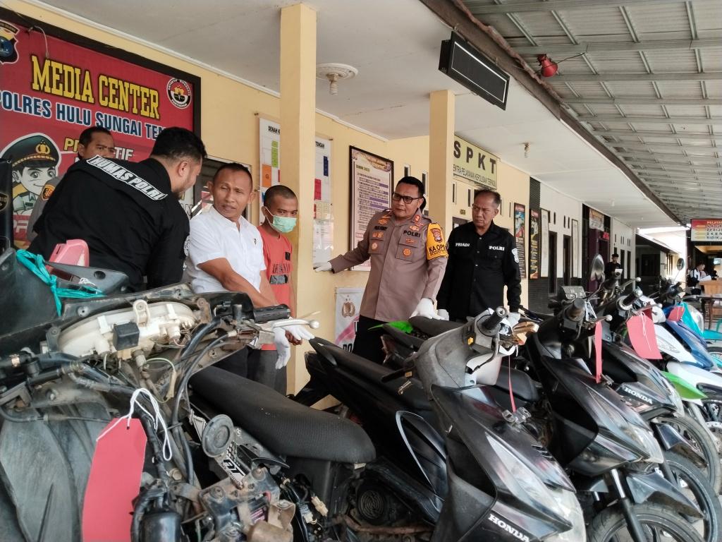 Tiga Bulan Beraksi, Pelaku Pencurian 10 Motor di HST Diringkus Polisi, Ini Modusnya